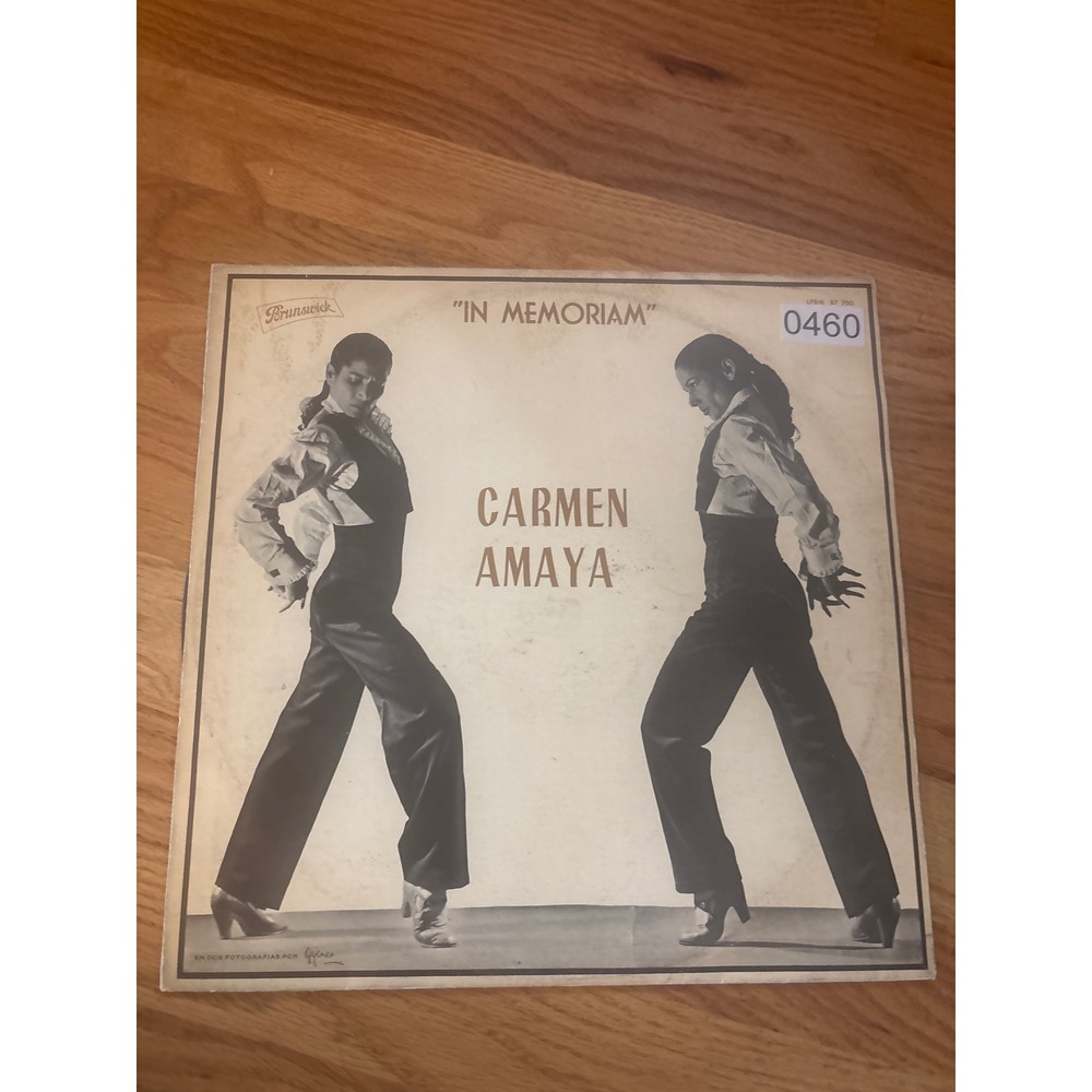 Brunswick In Memoriam Carmen‎ Amaya Vinyl LP Record Spain Press Flamenco 12"